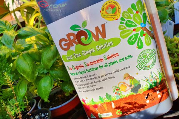 Grow Organically bio-organic sustainable solution stockist Bribie Island